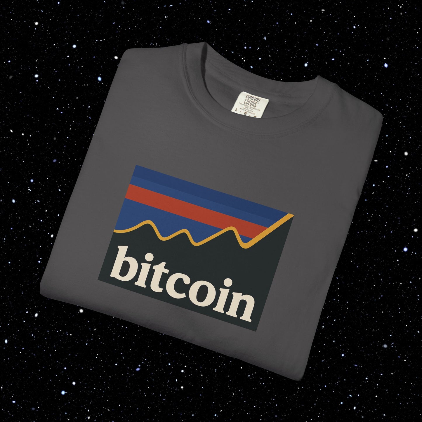 Peak Supply Bitcoin Comfort Colors Tee Shirt