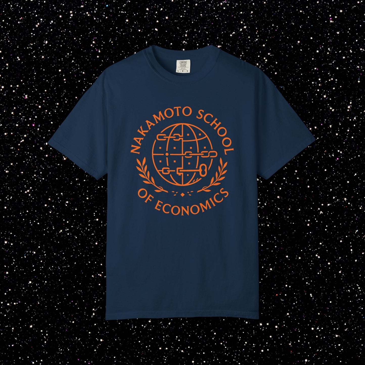 Nakamoto School of Economics Blockchain Bitcoin Tee