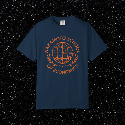 Nakamoto School of Economics Blockchain Bitcoin Tee