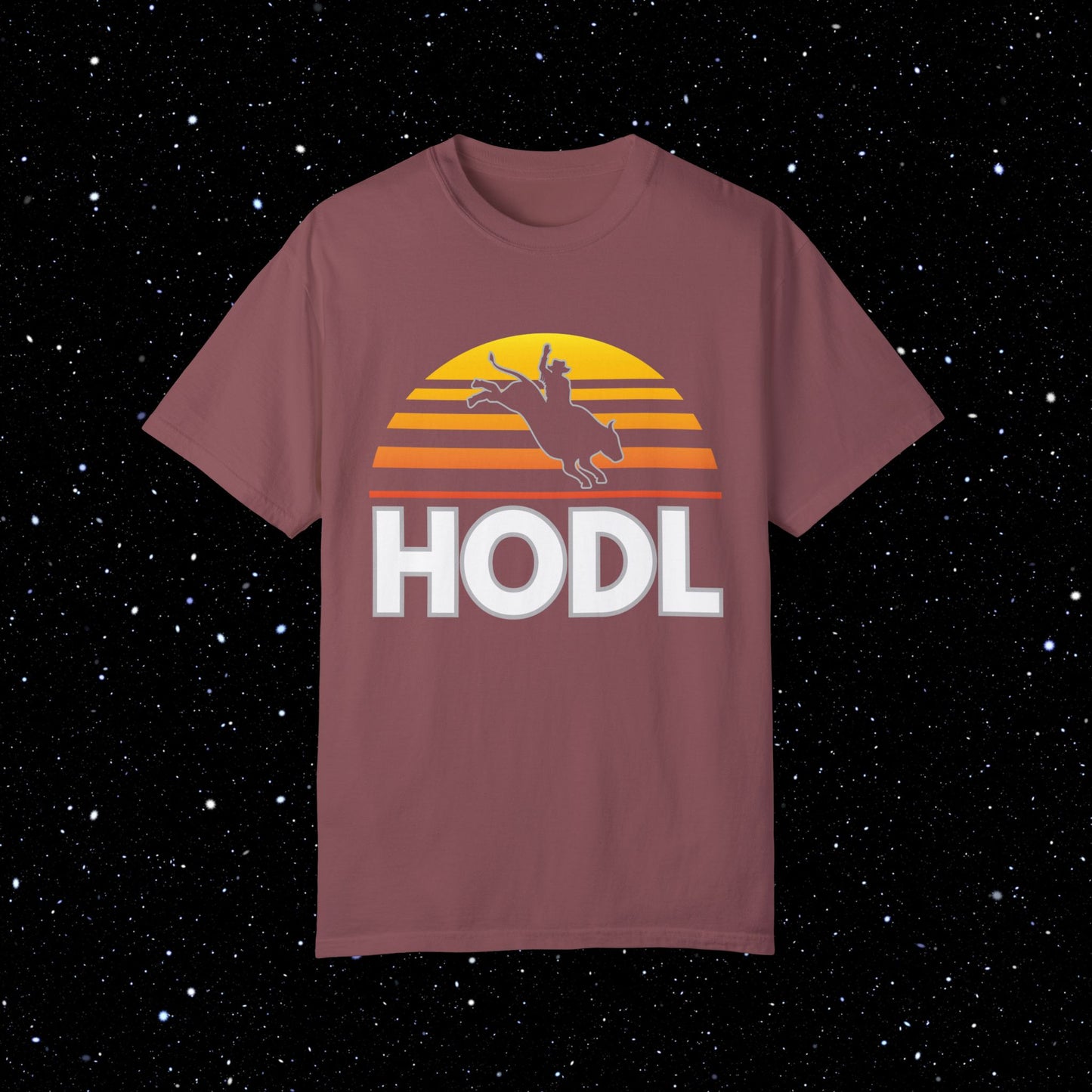 HODL Cowboy - Bitcoin Comfort Colors Tee Shirt