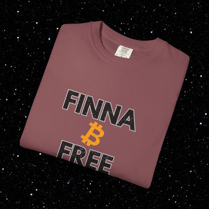 Finna B Free - Bitcoin Comfort Colors Tee Shirt