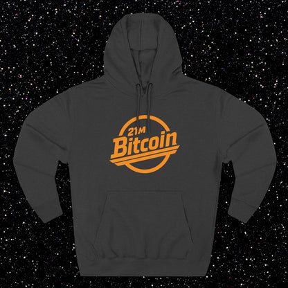 Bitcoin 21M Logo Hoodie