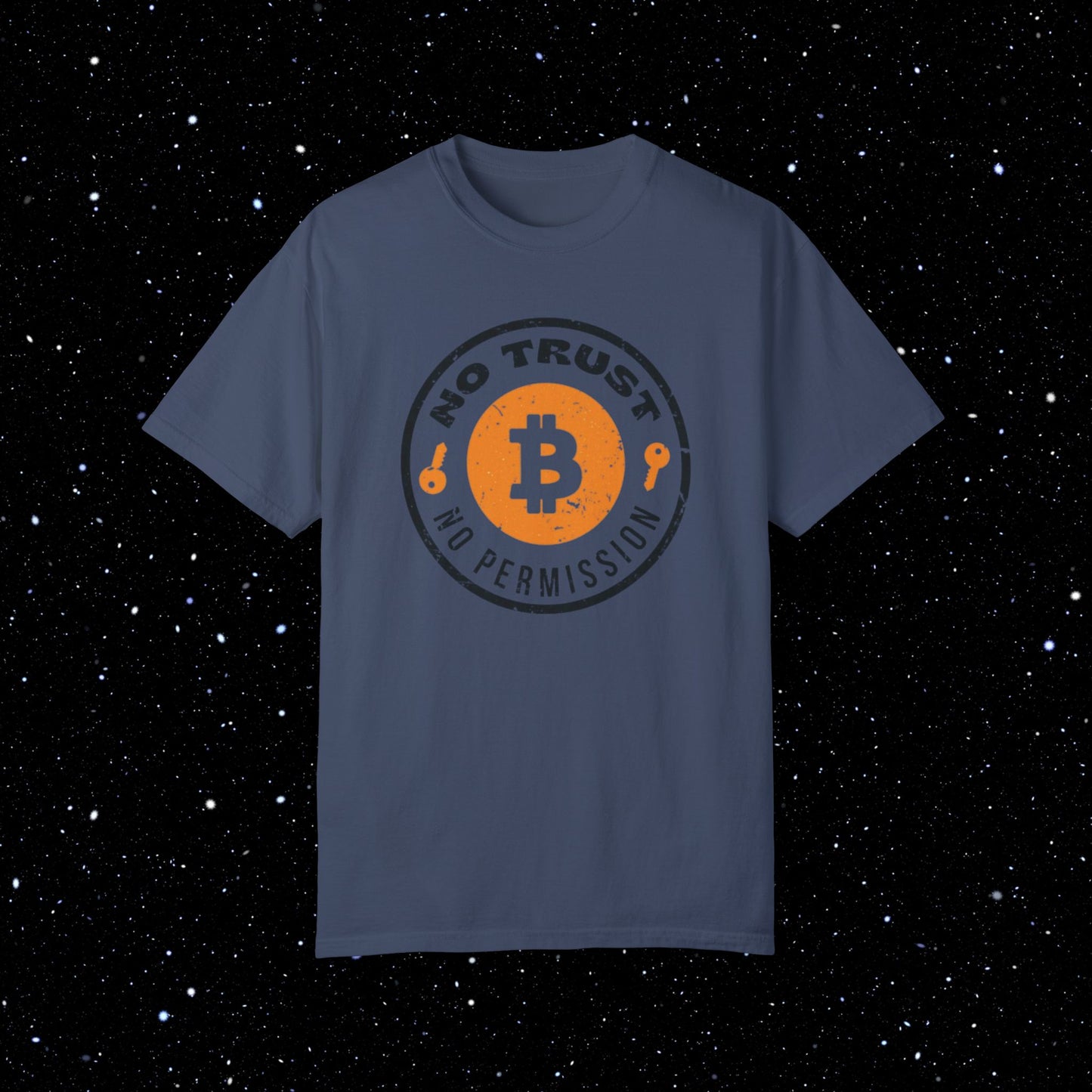 No Trust, No Permission - Bitcoin Comfort Colors T Shirt