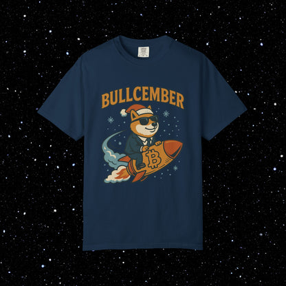 Bullcember Rocket Doge Bitcoin Tee