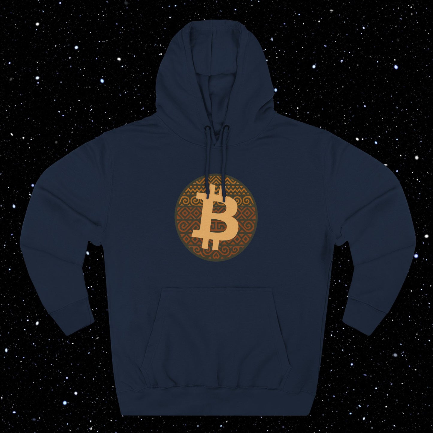 Bitcoin Tribal Logo Hoodie