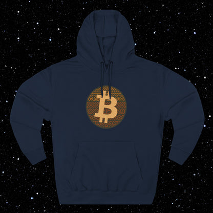 Bitcoin Tribal Logo Hoodie