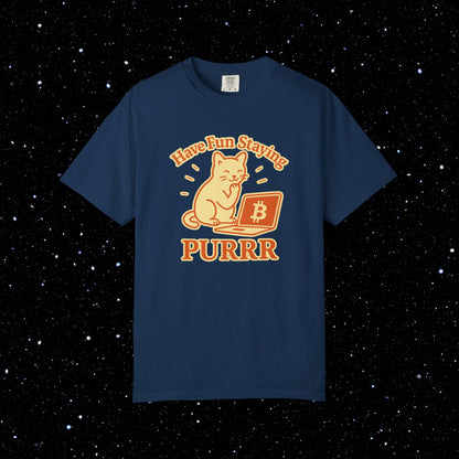 Have Fun Staying Purrr Bitcoin Tee 🐱