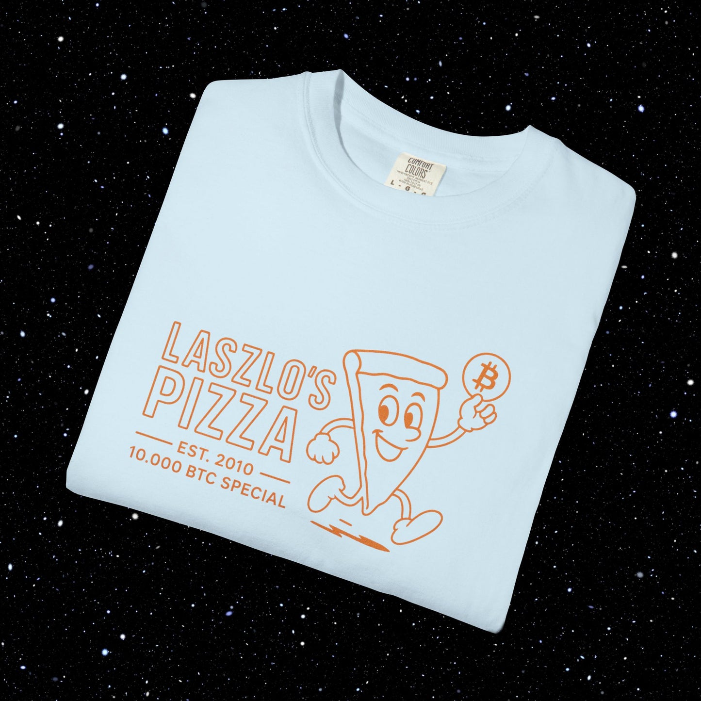 Laszlo's Pizza Bitcoin Tee Shirt
