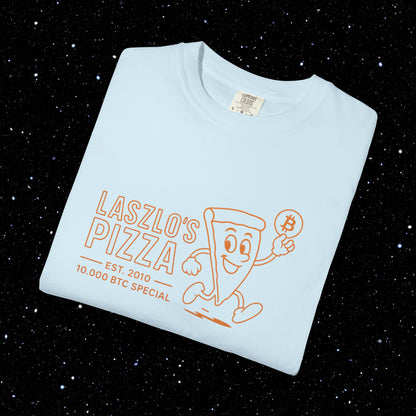 Laszlo's Pizza Bitcoin Tee Shirt