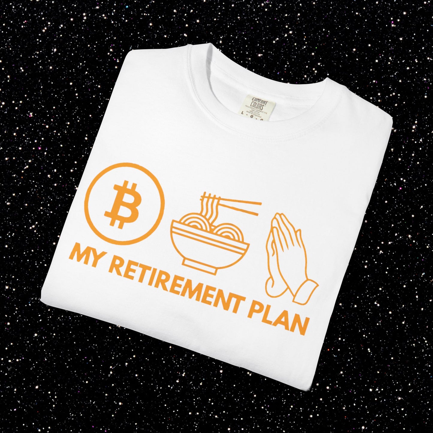 Ramen Retirement Plan Bitcoin Tee