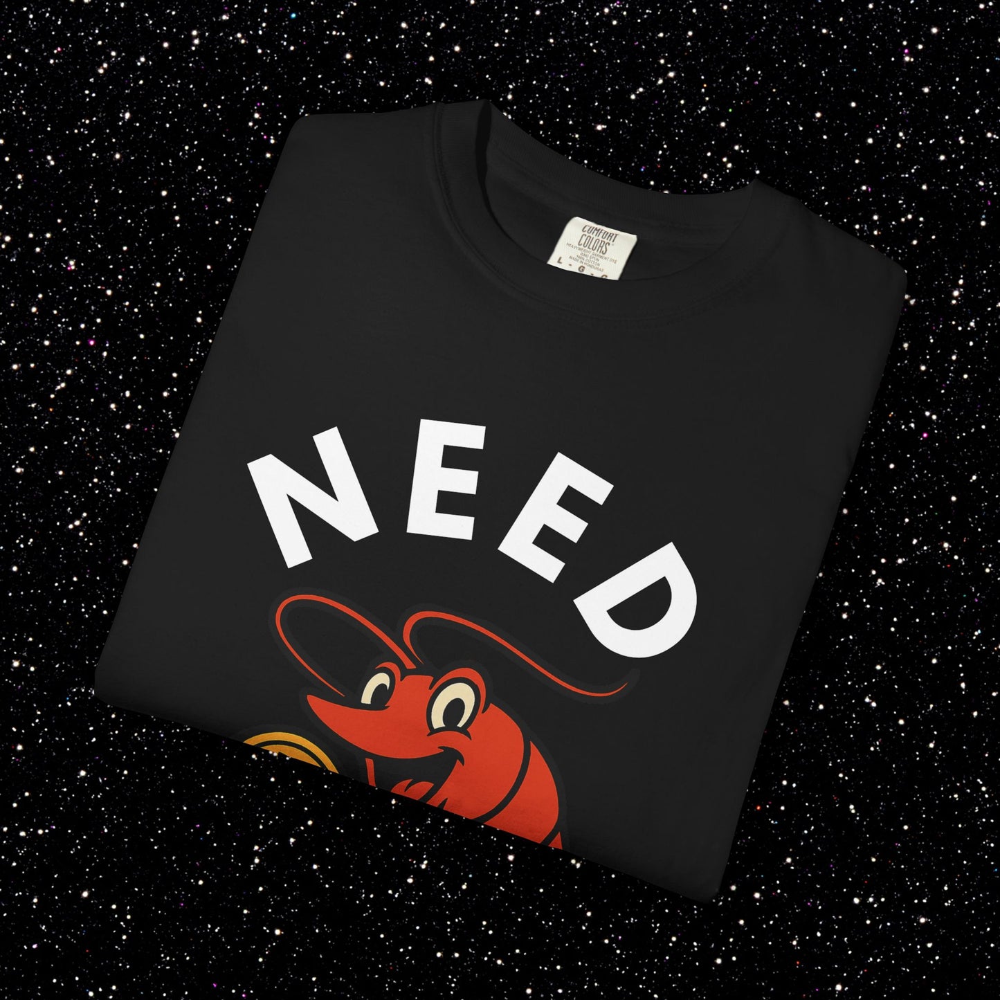 Bitcoin Shrimp Tee — "Need 0.1 BTC"