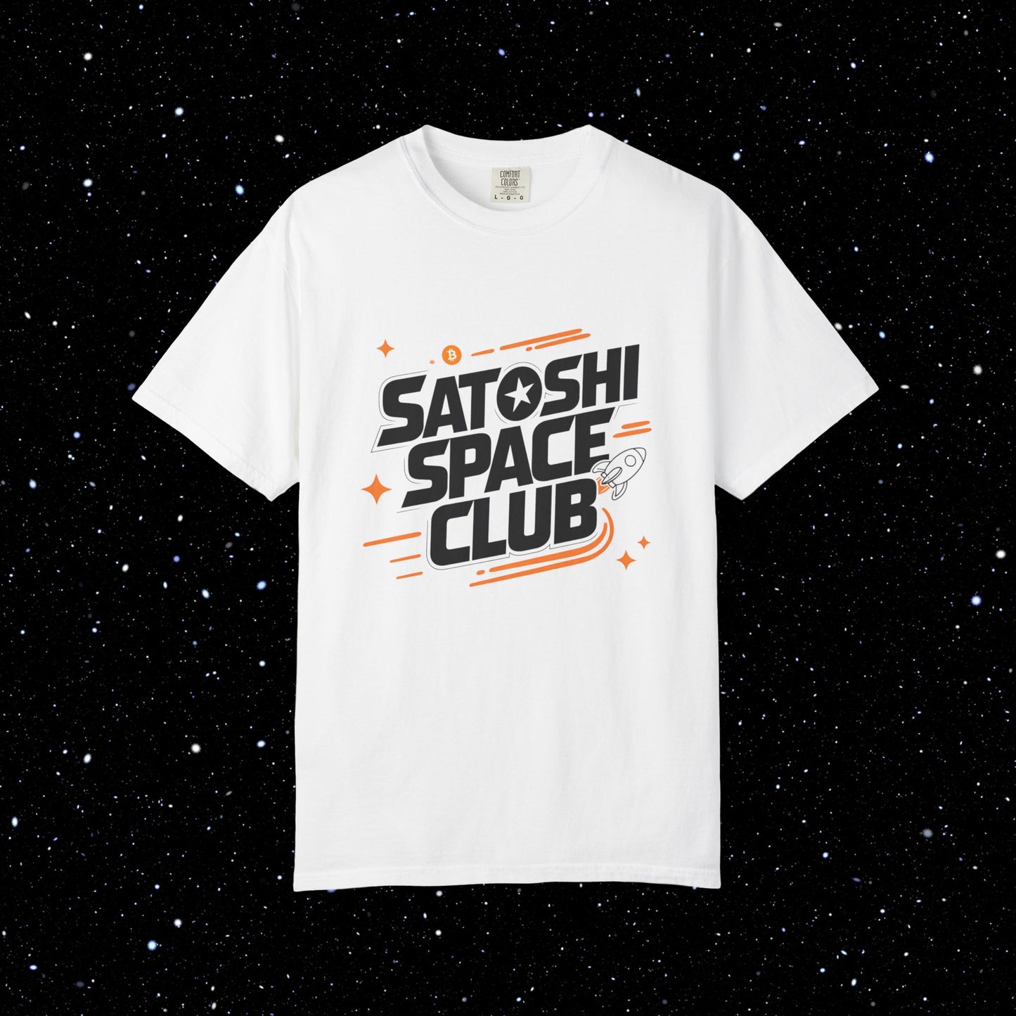 Satoshi Space Club Warp Speed Tee