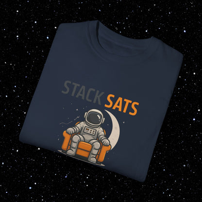 Stack Sats and Chill - Bitcoin Comfort Colors Tee Shirt