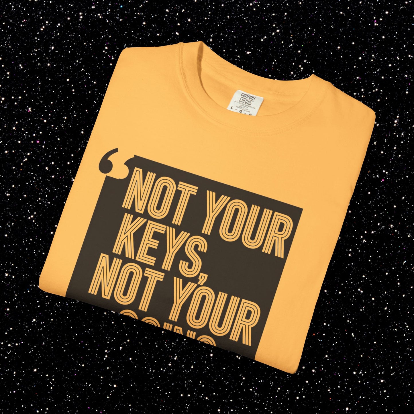 Not Your Keys, Not Your Coins Bitcoin Tee