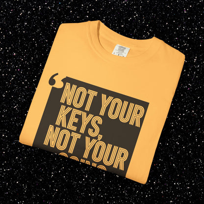 Not Your Keys, Not Your Coins Bitcoin Tee