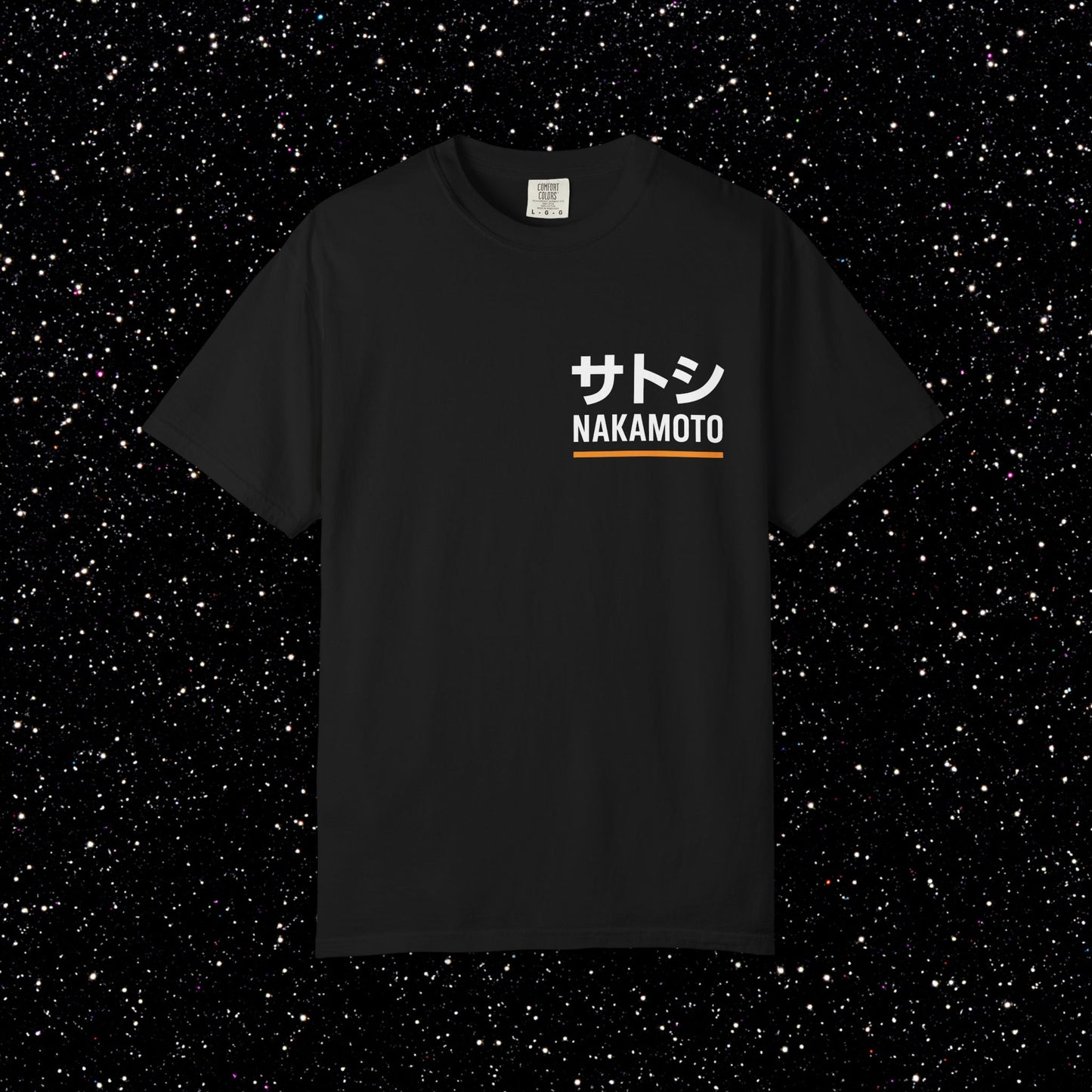 Satoshi Nakamoto — Katakana Backprint Tee