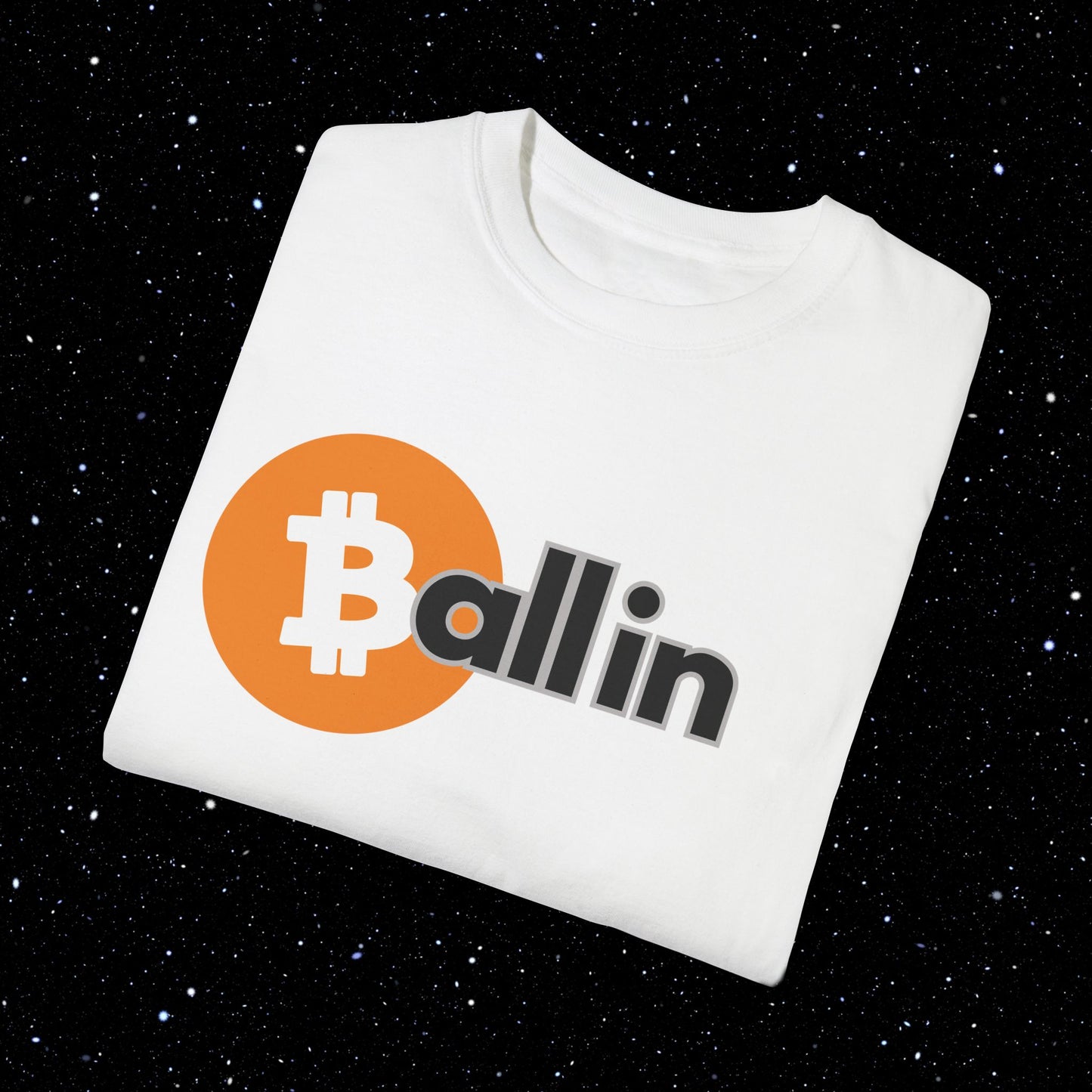 All In Bitcoin Comfort Colors Tee