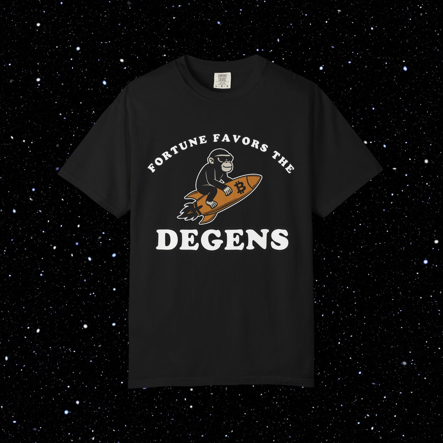 Fortune Favors the Degens Bitcoin Tee