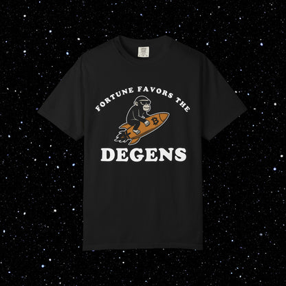 Fortune Favors the Degens Bitcoin Tee