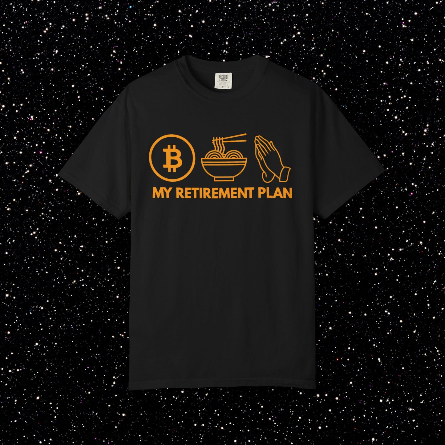 Ramen Retirement Plan Bitcoin Tee
