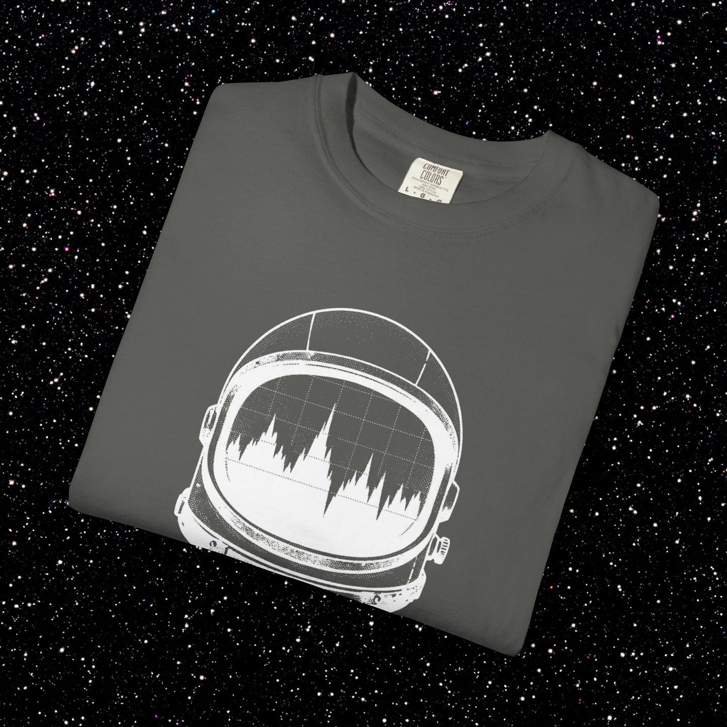 Satoshi Astronaut T-Shirt | Bitcoin Space Helmet Graphic Tee