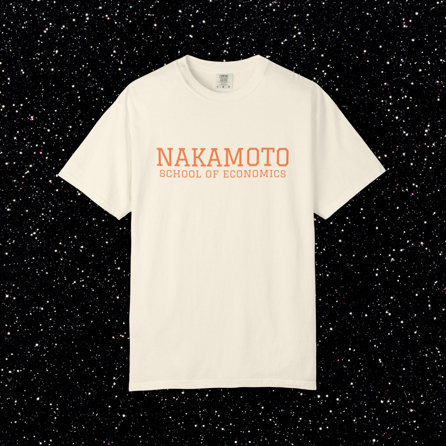 Nakamoto School of Economics Bitcoin College Tee