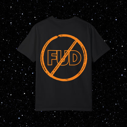 No FUD - Bitcoin Comfort Colors Back Print Tee