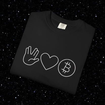 Live Free and Prosper Bitcoin Tee Shirt