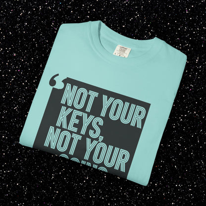 Not Your Keys, Not Your Coins Bitcoin Tee