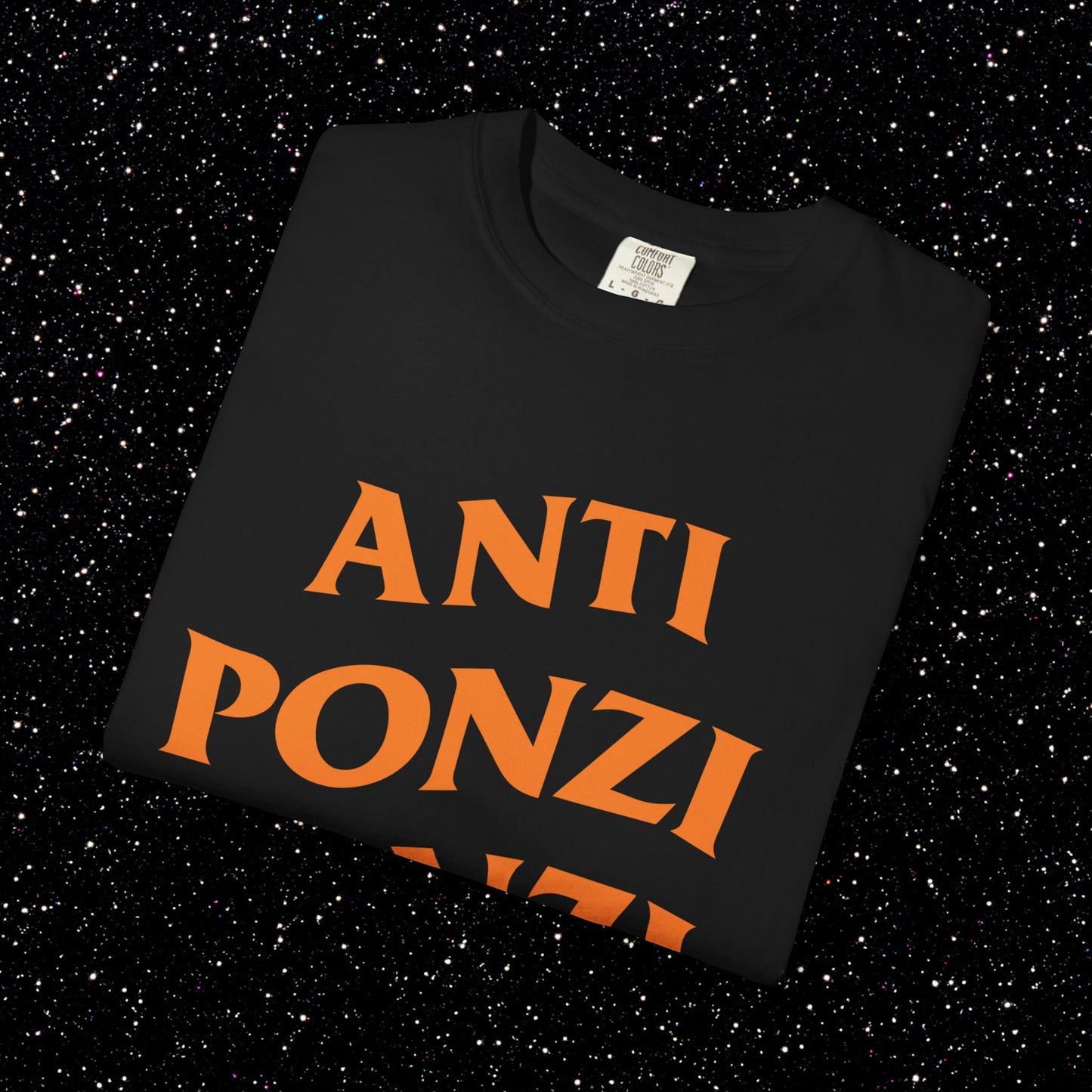 Anti Ponzi Ponzi Club Bitcoin Tee