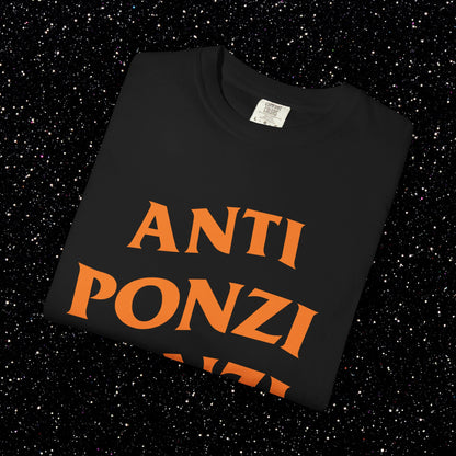 Anti Ponzi Ponzi Club Bitcoin Tee