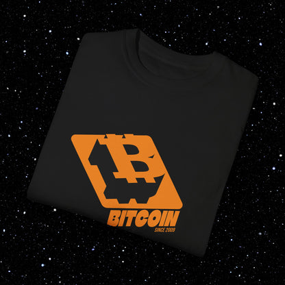 Bitcoin Block Comfort Colors Tee Shirt