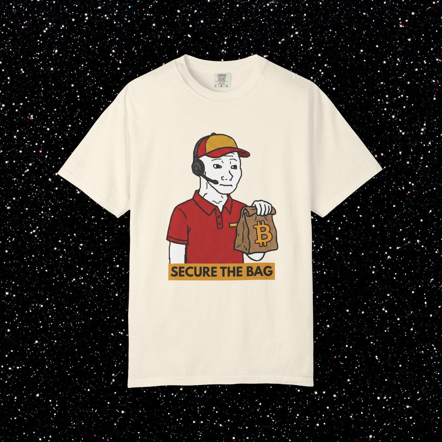 Secure the Bag Bitcoin T-Shirt | Meme Delivery Tee