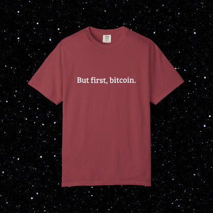 But first, bitcoin tee shirt