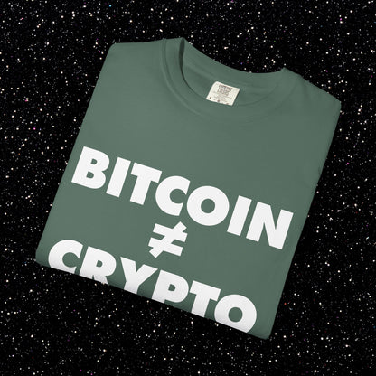 Bitcoin ≠ Crypto Tee