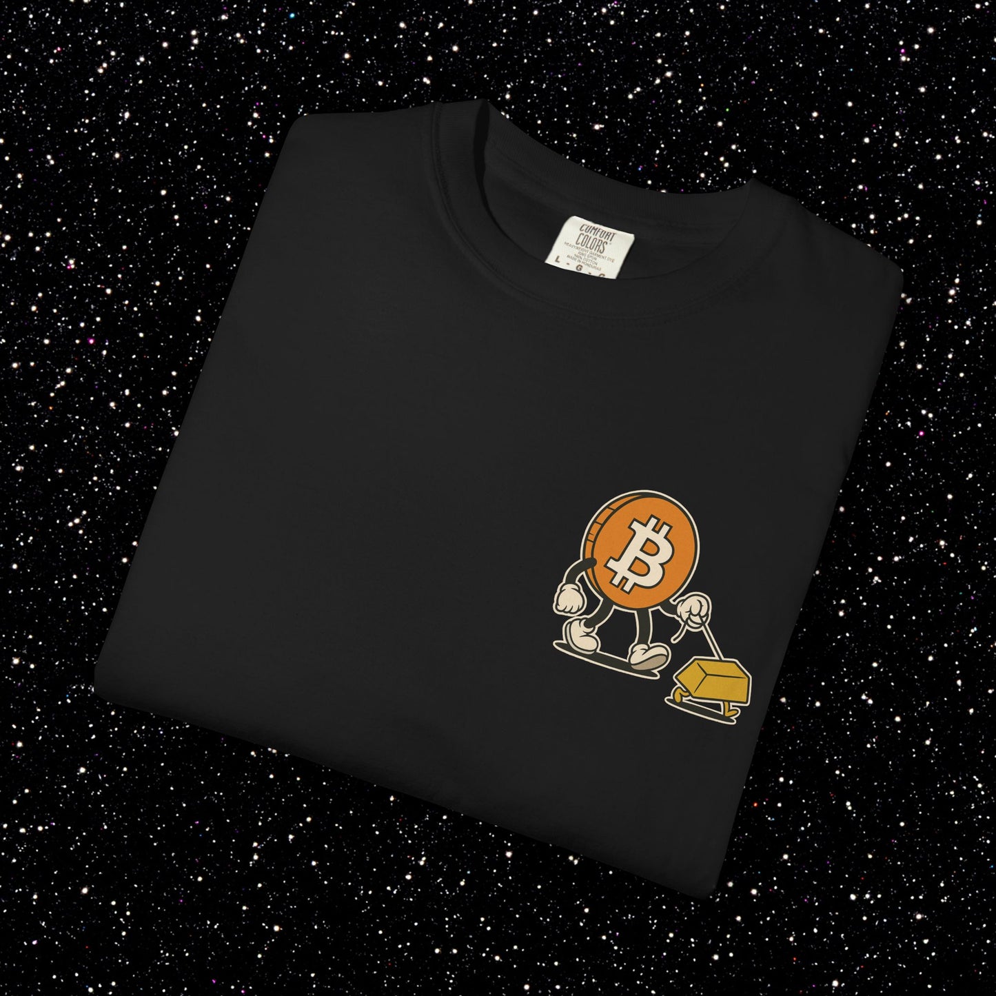 Pet Rock Bitcoin Backprint Tee