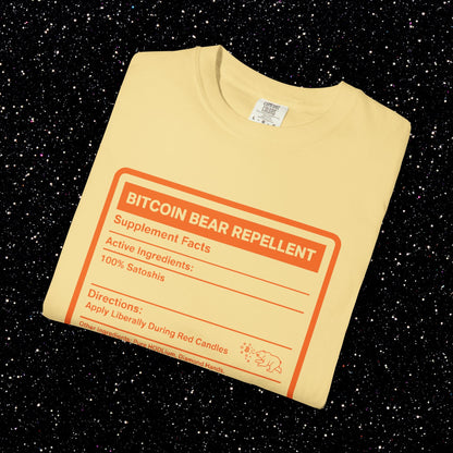 Bitcoin Bear Repellent T-Shirt | Funny Bitcoin Market Cycle Tee