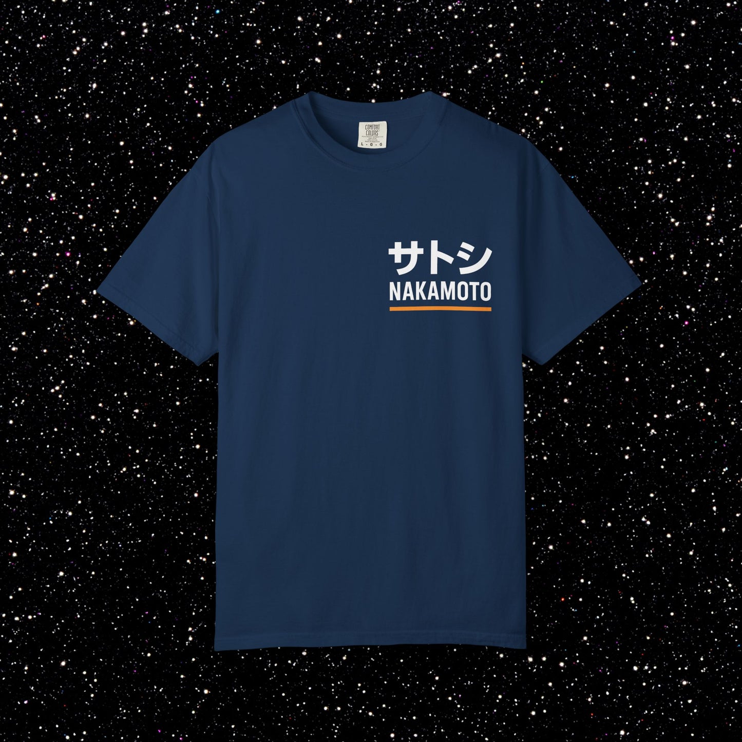 Satoshi Nakamoto — Katakana Backprint Tee