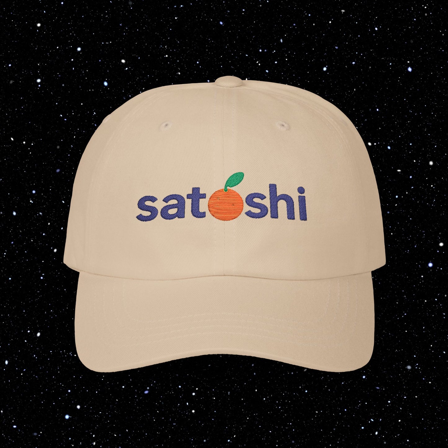 Satoshi Orange Dad Hat