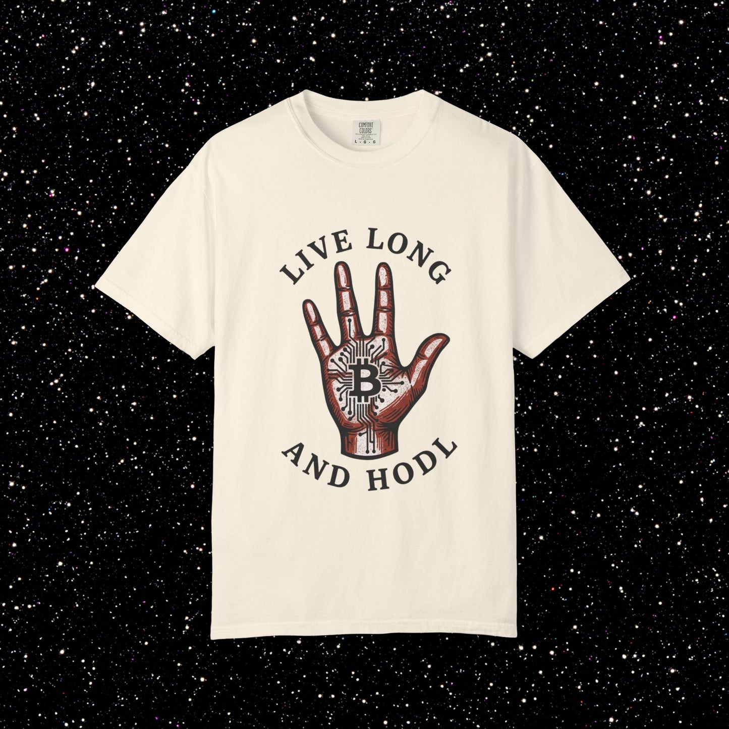 Live Long and HODL Bitcoin Tee