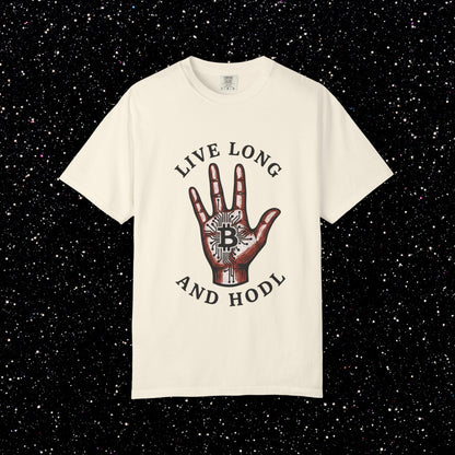 Live Long and HODL Bitcoin Tee