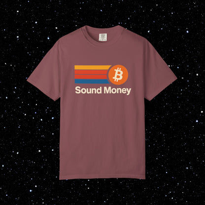 Sound Money – Retro ₿ Tee