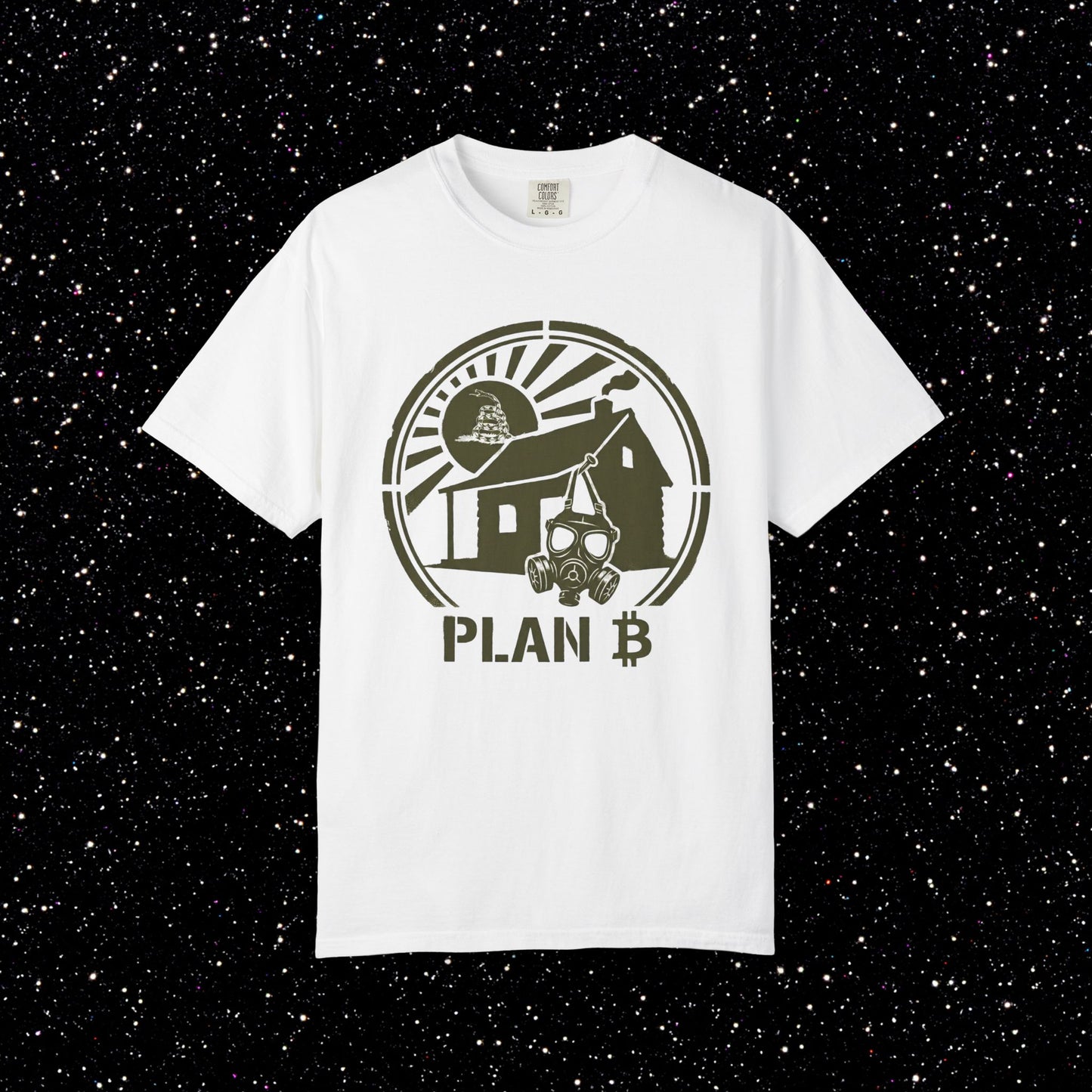 PLAN ₿ Shirt | Bitcoin Plan B Survival Graphic Tee