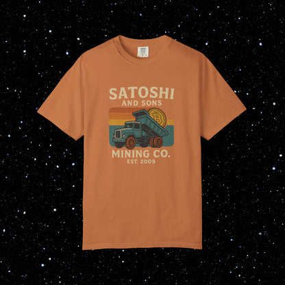 Satoshi and Sons - Bitcoin Comfort Colors Tee Shirt