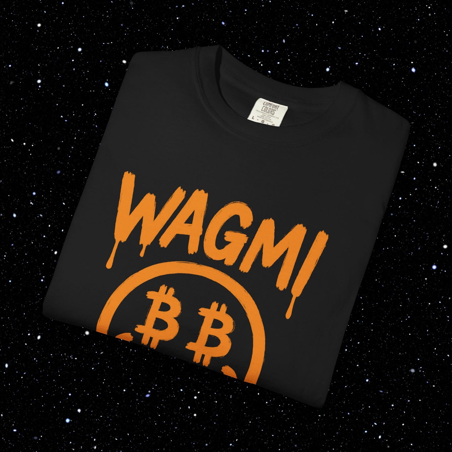 WAGMI Smiley Drip - Bitcoin Tee Shirt