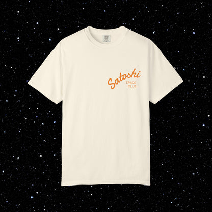 Its Not Anxiety Satoshi Space Club Back Print Tee