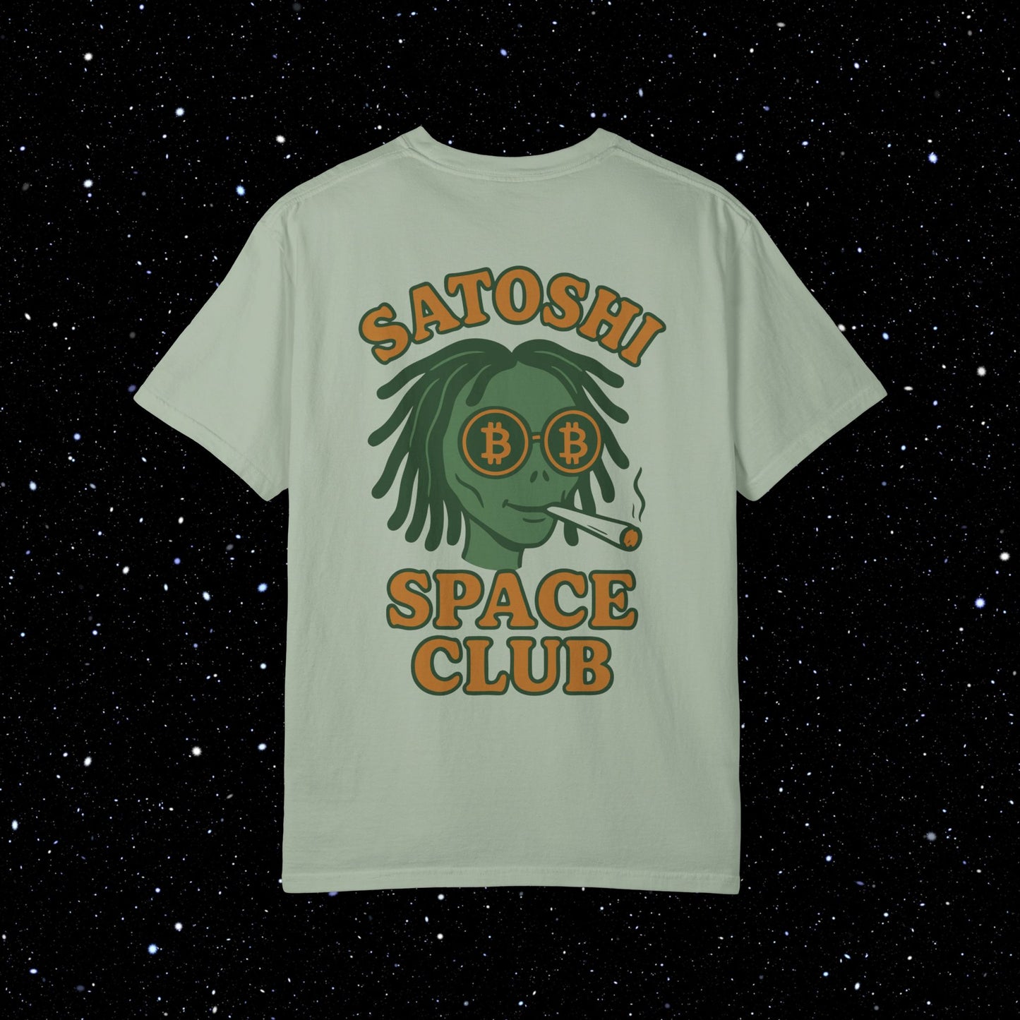 Satoshi Space Club Spaced Alien Backprint Tee