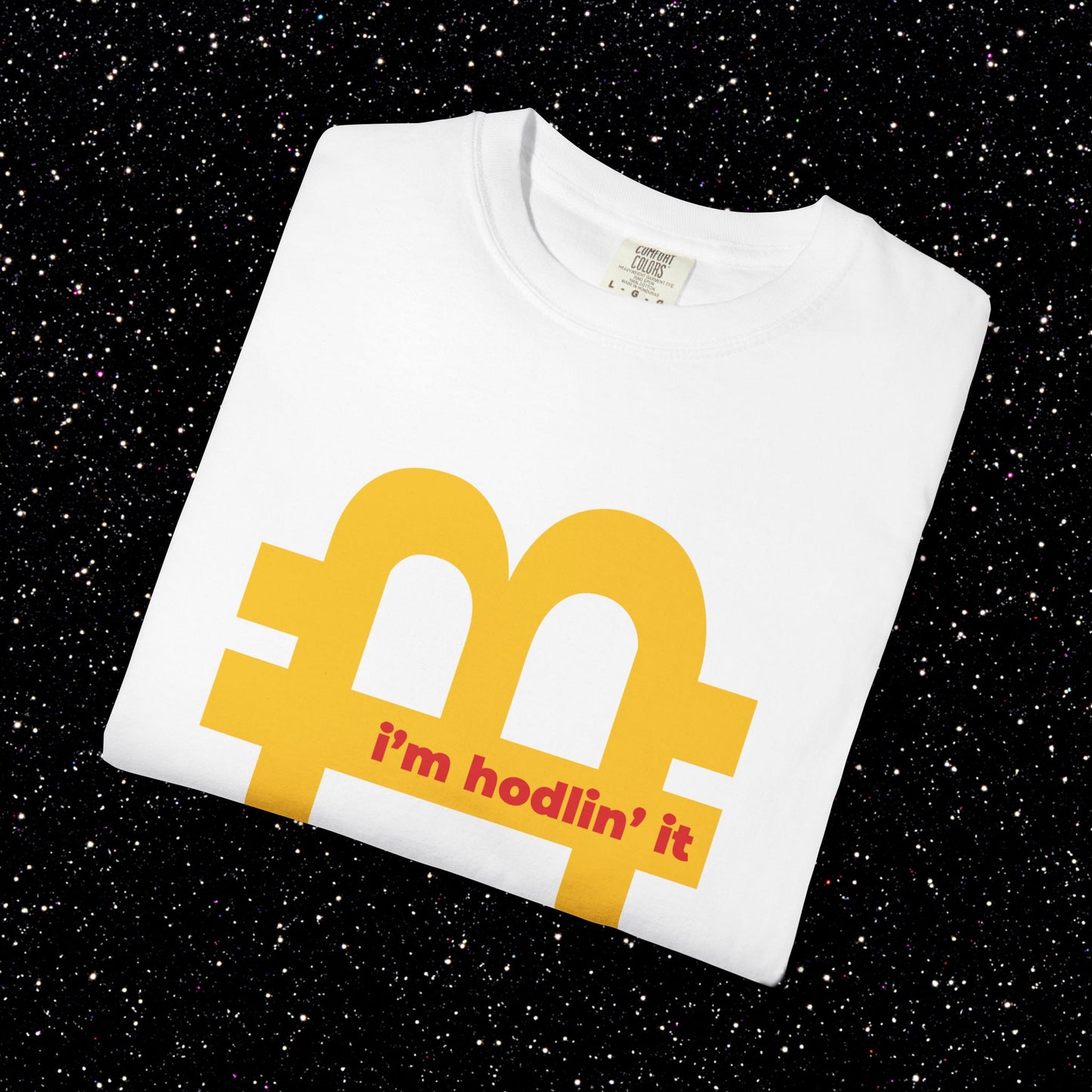 I’m Hodlin’ It Tee – Bitcoin Arches Tee