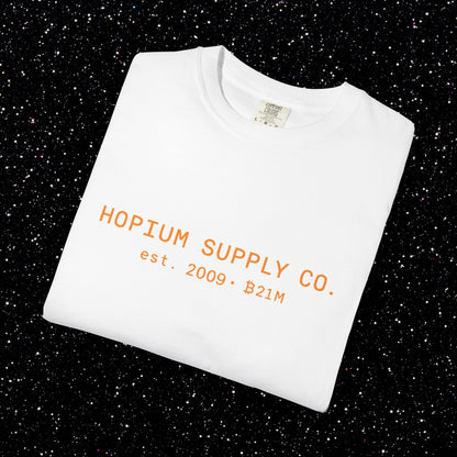 Hopium Supply Co. – 2009 Minimal Bitcoin Tee