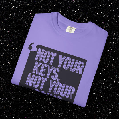 Not Your Keys, Not Your Coins Bitcoin Tee
